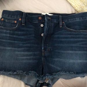 Madewell Dad Jean shorts size 32